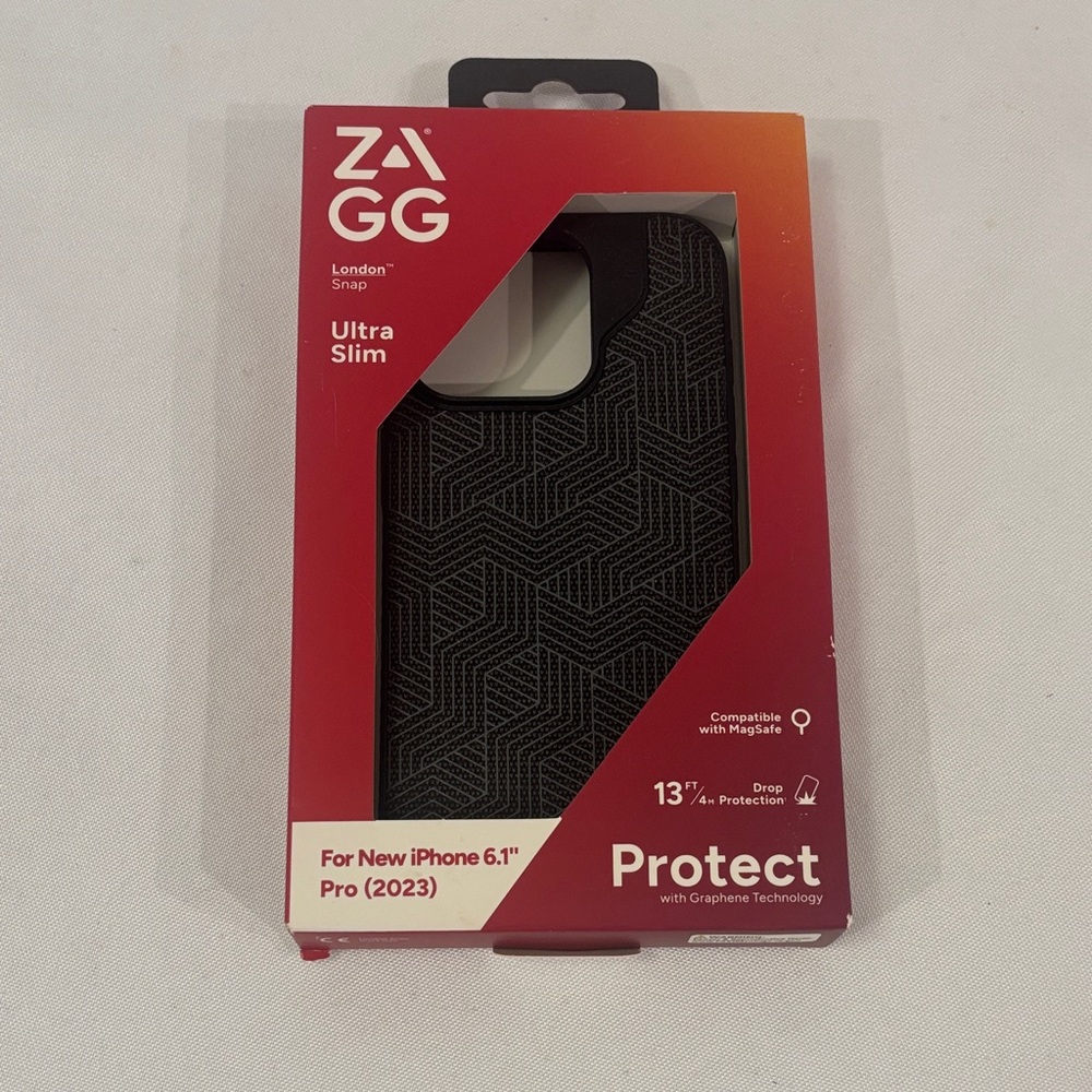 ZAGG Ultra Slim Black Case for iPhone 6.1" Pro (2023)